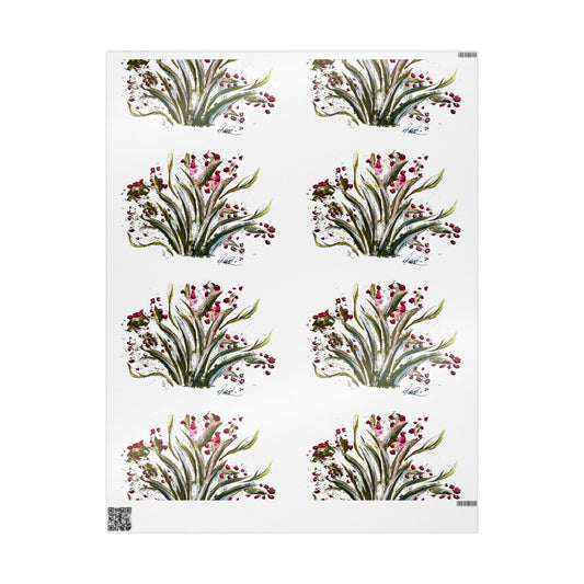 Flora Print Gift Wrapping Paper - Hand Painted Print