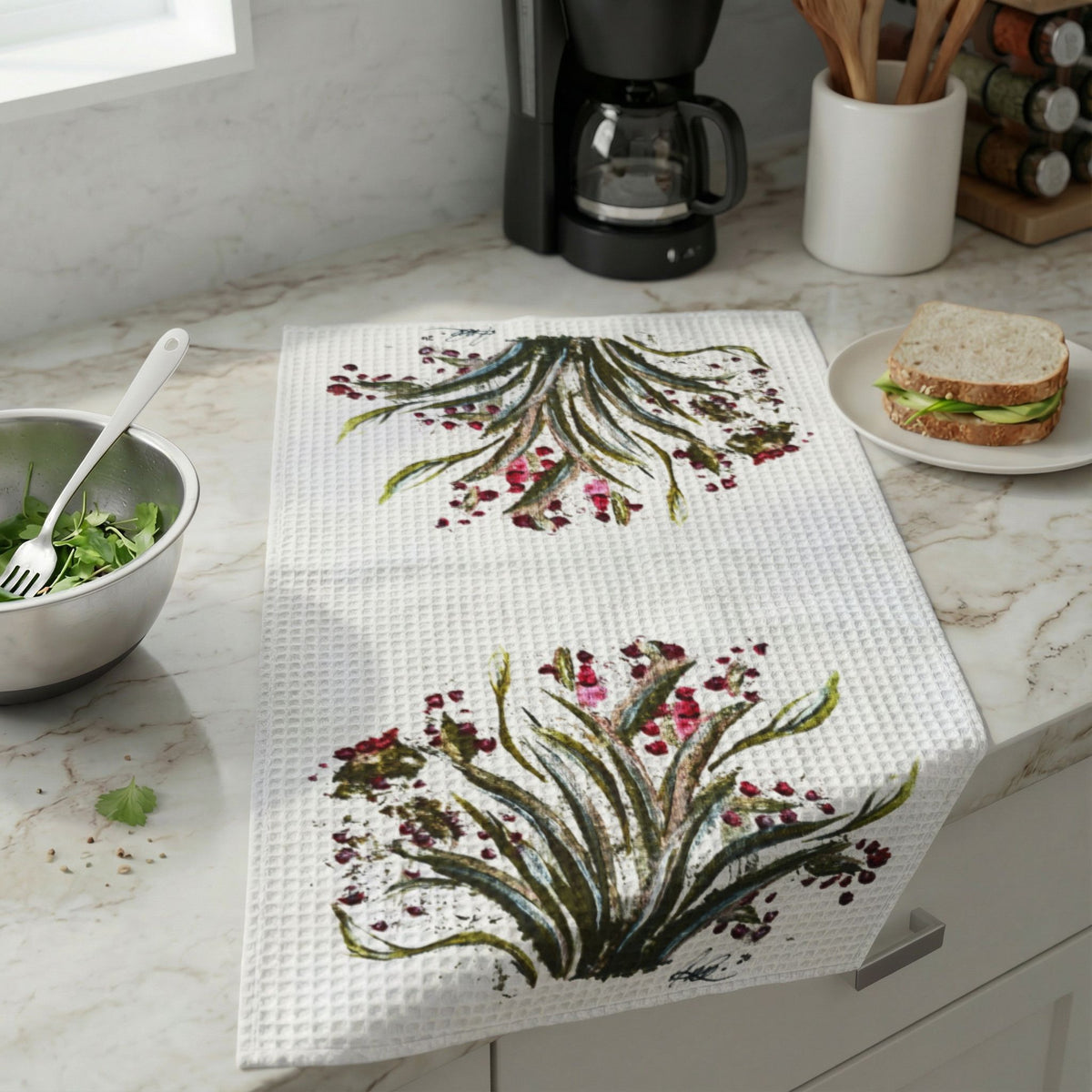 Waffle Weave Kitchen Hand Towel