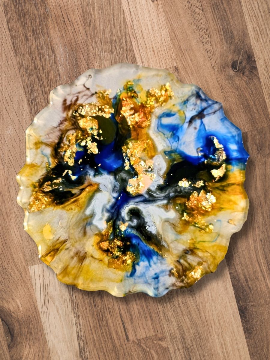 Gilded Tides Coasters | Home Decor