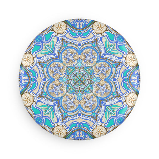Ocean Tide Mandala Magnet