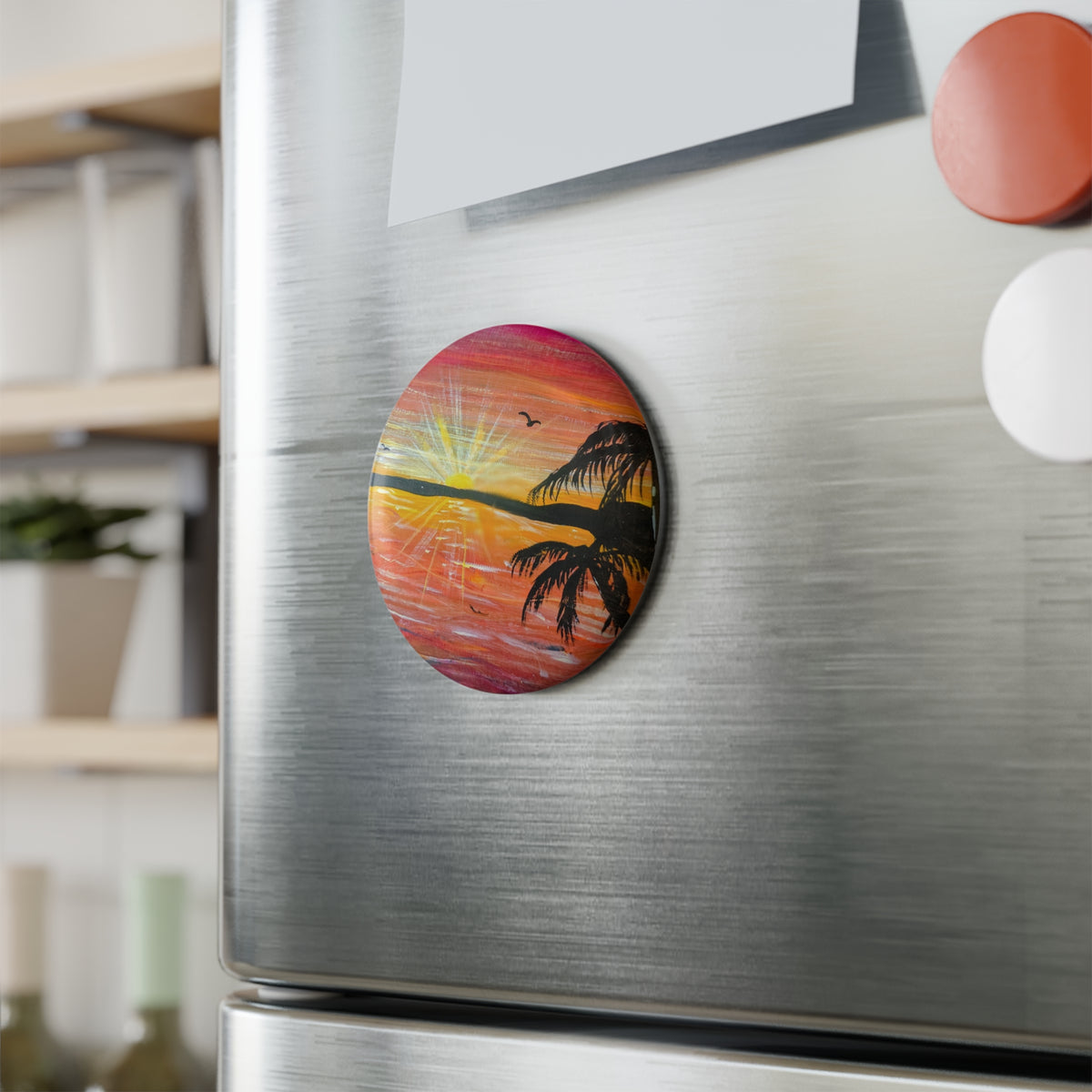 Button Magnet, Round (1 & 10 pcs)