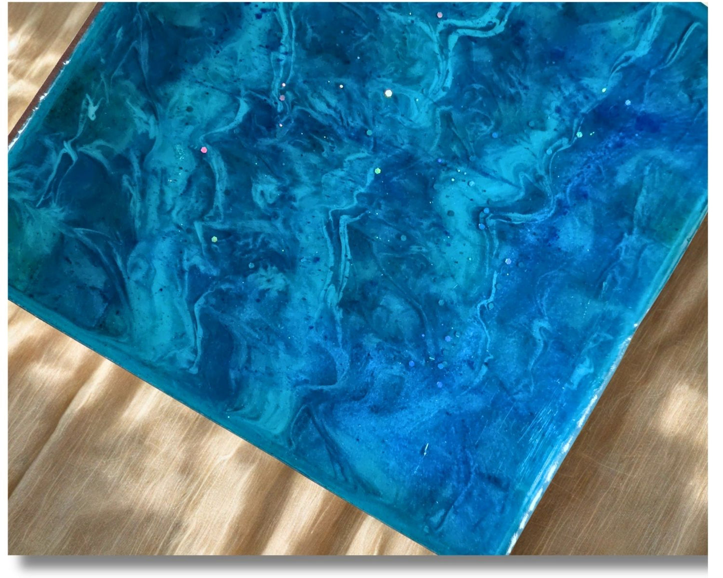 Sand & Waves Chessboard | Resin Home Decor