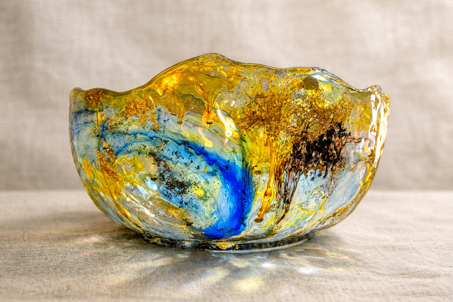Gilded Tides Accessories Accent Bowl | Resin Home Decor